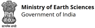 Logo for Ministry of Earth Sciences, Government of India.