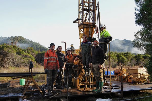 •	Lake sediment drilling at Darwin Crater, a 1.2 km diameter and 800,000-year-old meteorite impact crater in western Tasmania. The research was undertaken by a team led by Dr Michael Fletcher and Dr Agathe Lisé-Pronovost