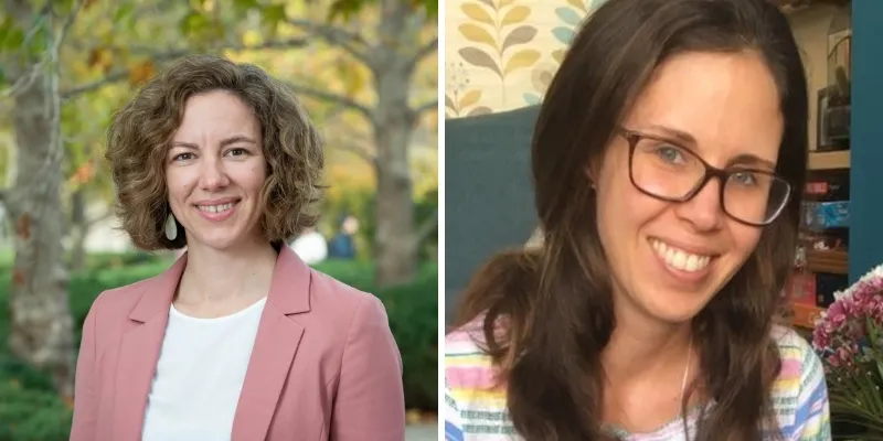 Two profile images: Agathe Lise-Pronovost and Libby Straughan