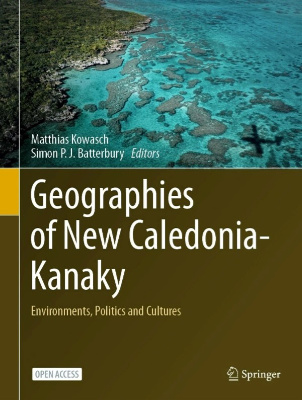 Book cover of Geographies of New Caledronia-Kanaky.