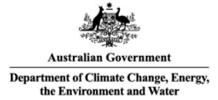 Logo for Aust Government Dept of Climate Change, Energy, the Environment and Water.