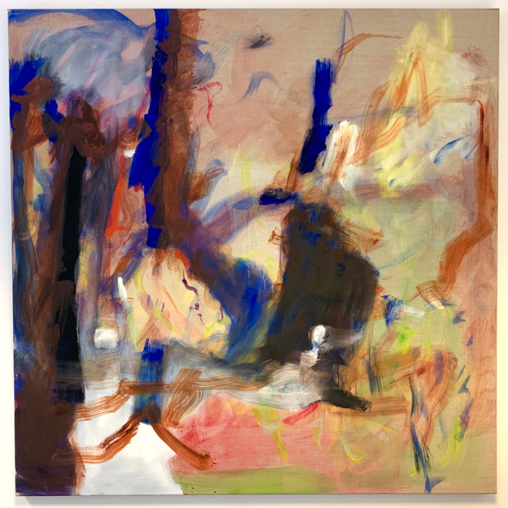 Abstract painting on canvas.